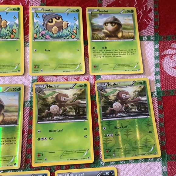 Pokemon TCG Seedot/Nuzleaf/Shiftry Bundle (15 Cards) - Picture 4 of 15